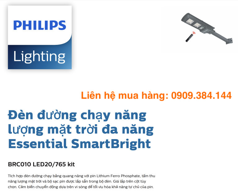 Đèn Đường Philips năng lượng mặt trời